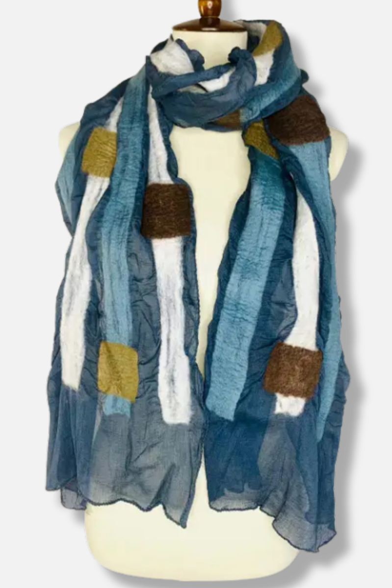 Squares & Stripes Scarf 