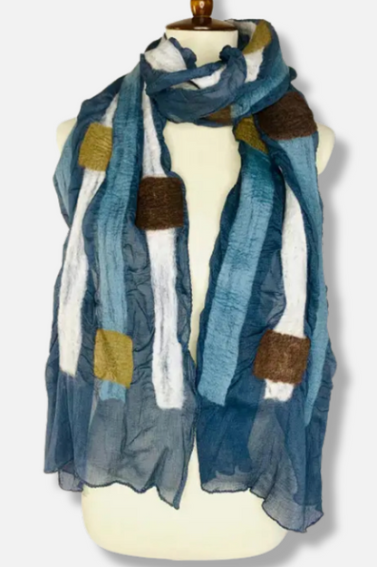 Squares & Stripes Scarf 