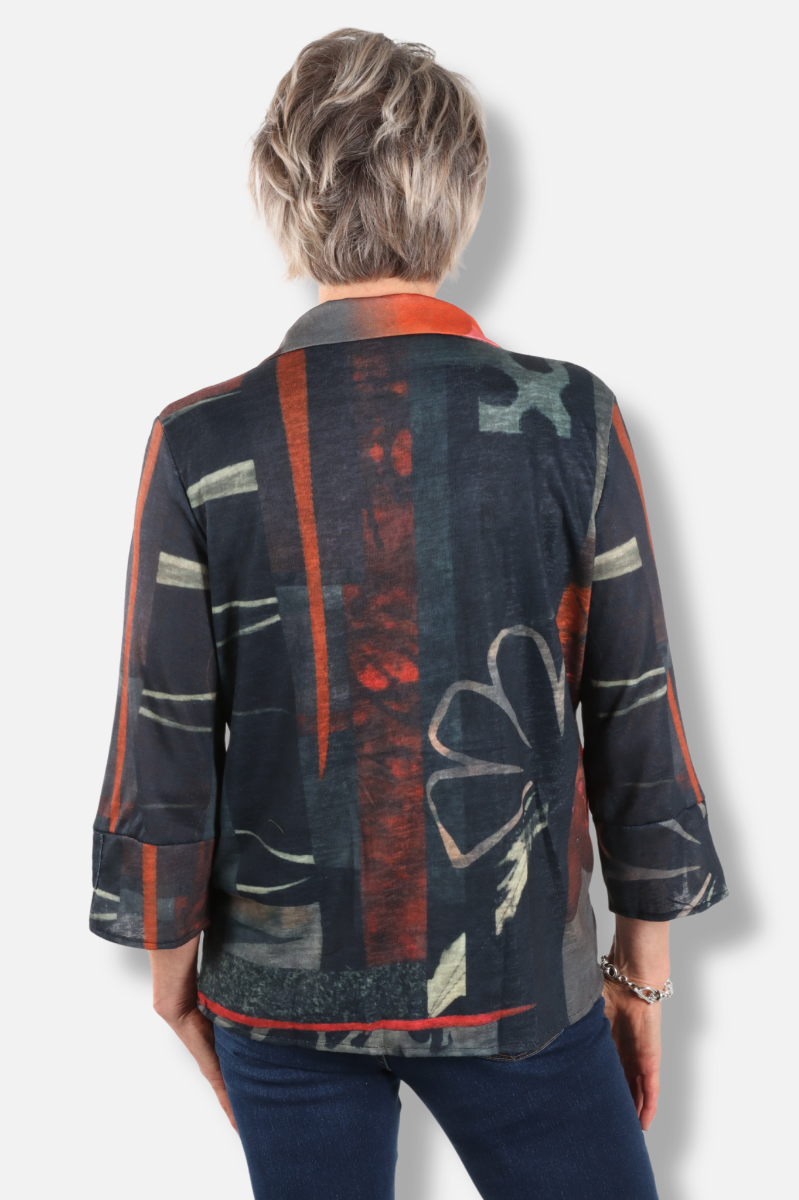 Button Front Shirt - Floral 