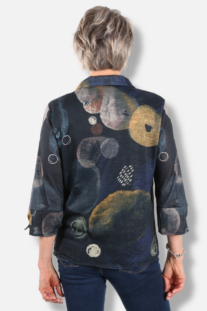 Button Front Shirt - Blue
