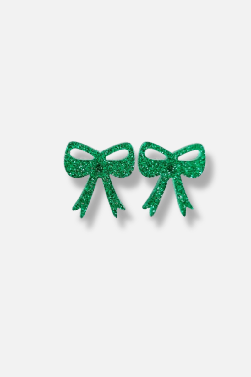 Bows Earring - Green