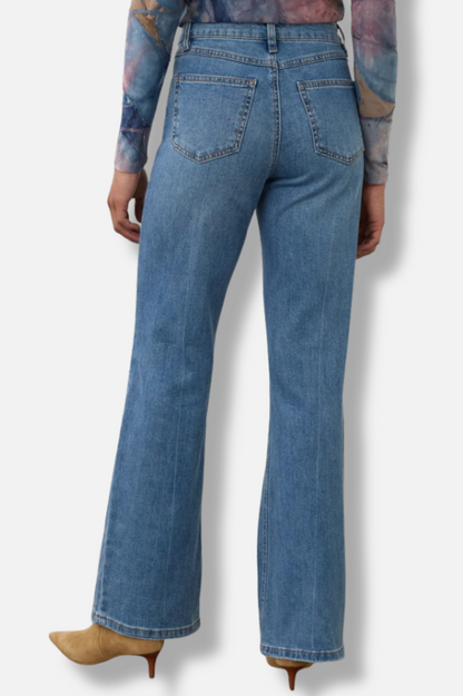 Olivia Bootleg Denim - Medium Blue 