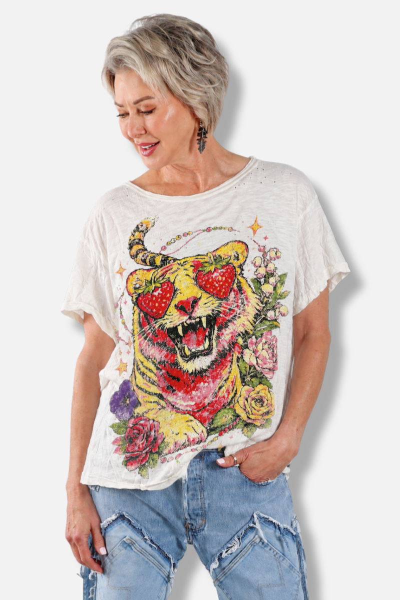 Worn Weather Tee - Tigers