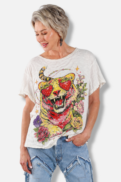Worn Weather Tee - Tigers