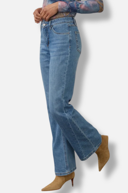 Olivia Bootleg Denim - Medium Blue 