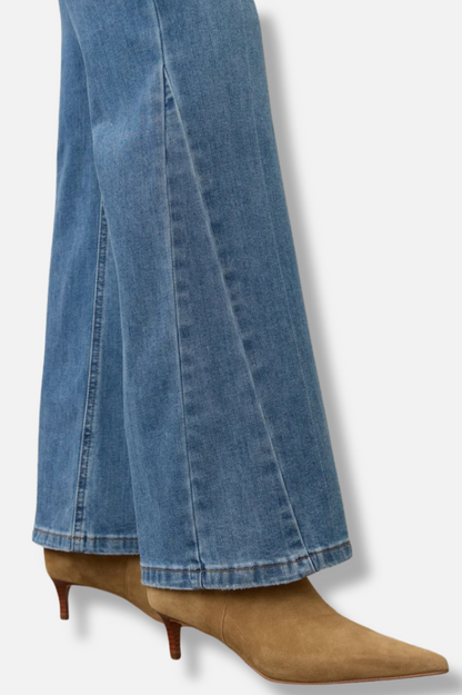 Olivia Bootleg Denim - Medium Blue 