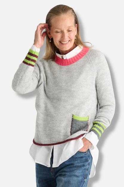 Studio Pop Sweater - Light Marl 