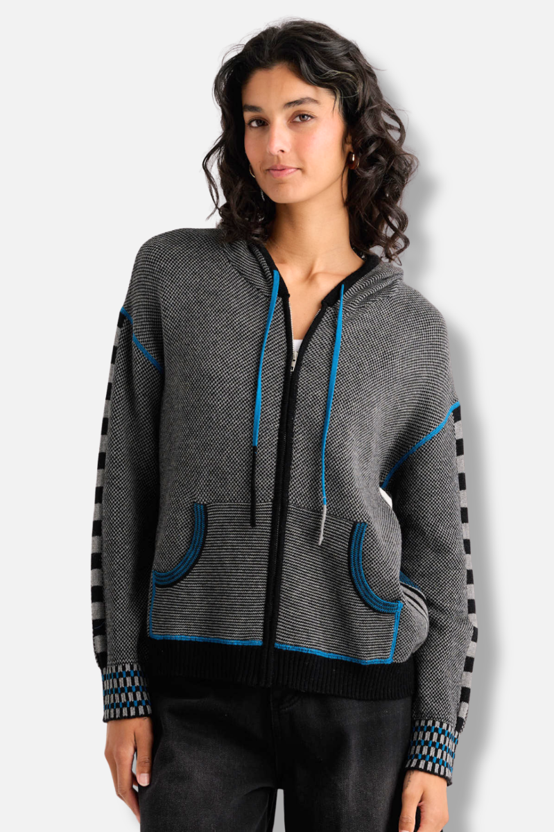 Birdseye Hoodie - Black 