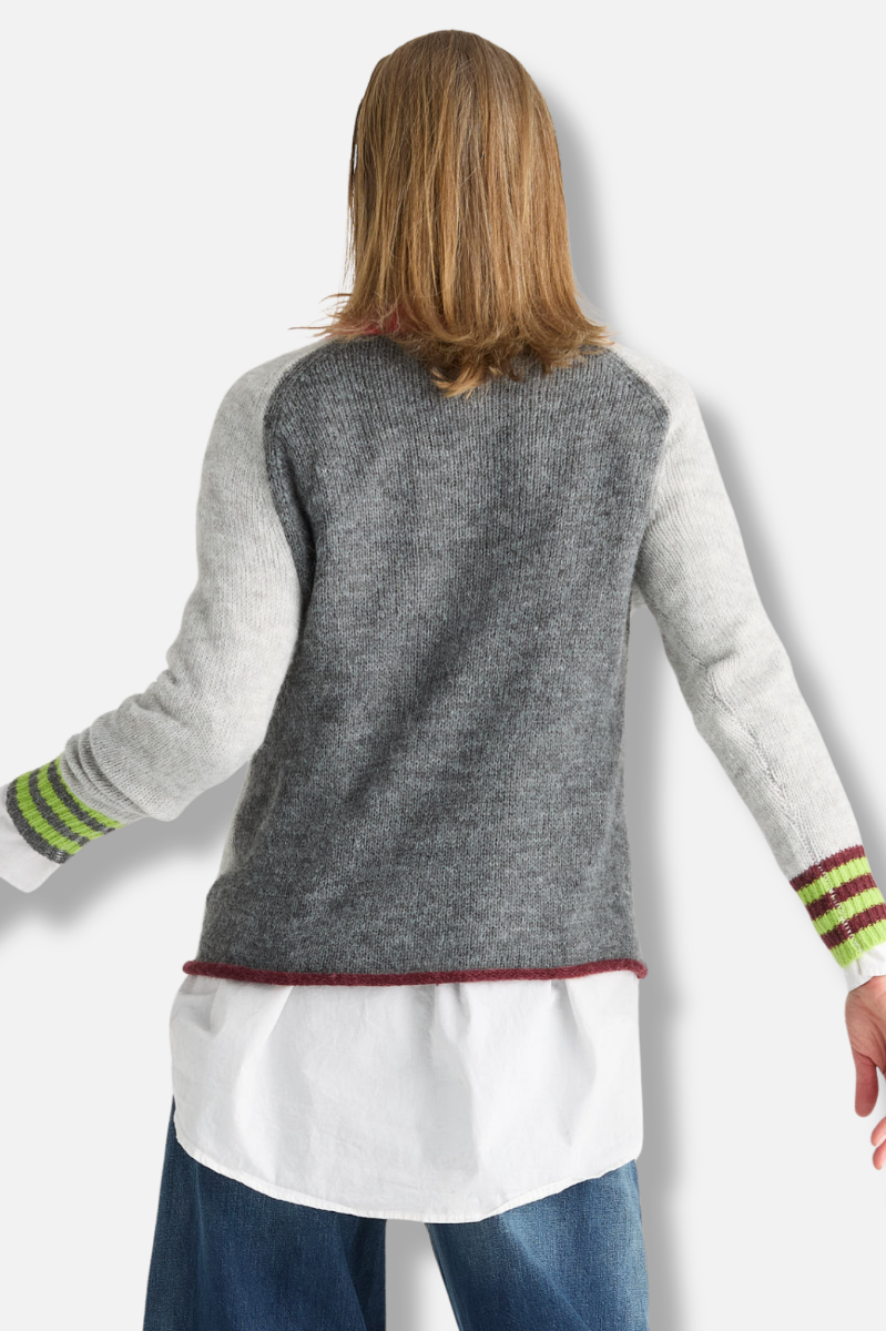 Studio Pop Sweater - Light Marl 