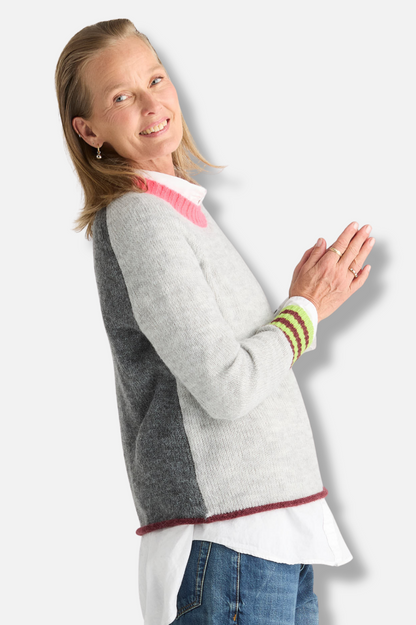 Studio Pop Sweater - Light Marl 
