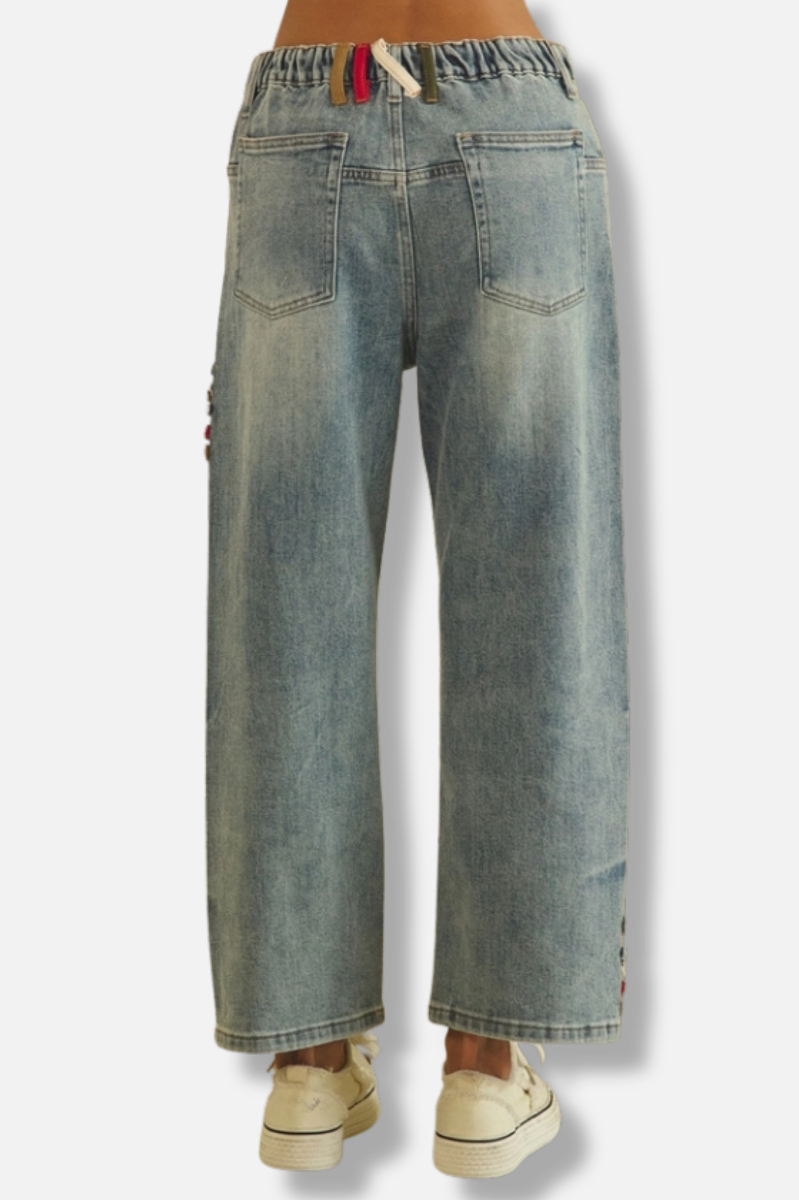 Belt Loop Jeans -  Denim 