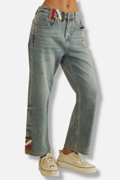 Belt Loop Jeans -  Denim 