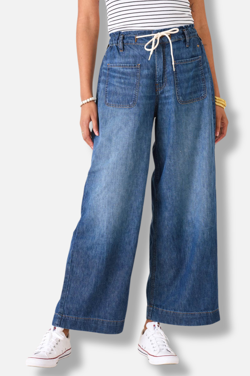 Londonberry Drawstring Jeans - Lapis