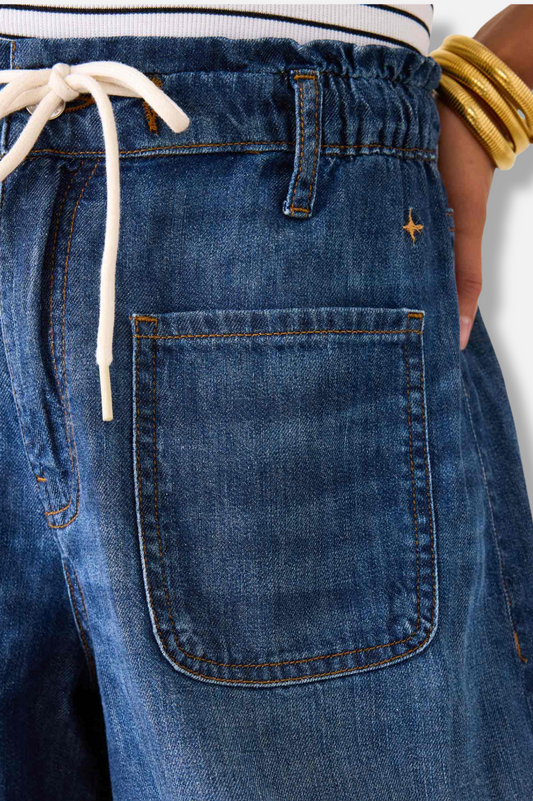 Londonberry Drawstring Jeans - Lapis