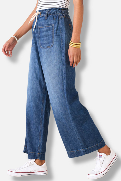 Londonberry Drawstring Jeans - Lapis