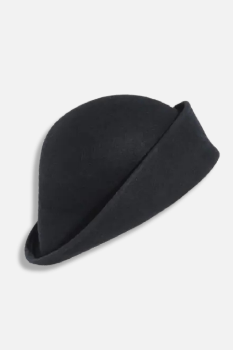 Six Way Felt Hat - Black
