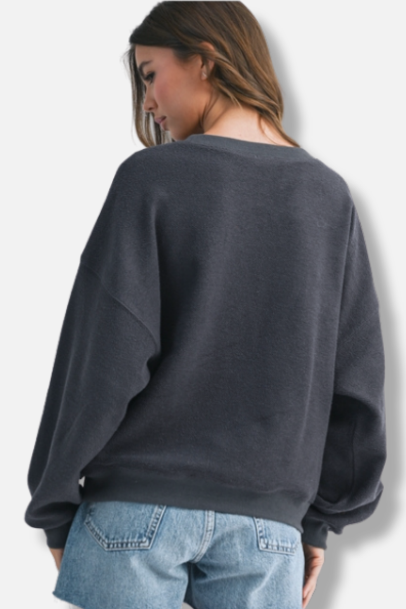Winnie Sweatshirt - Charcoal