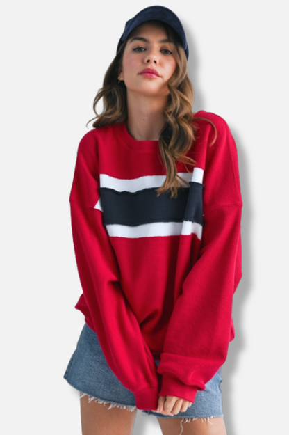 Winnie Sweatshirt - Red