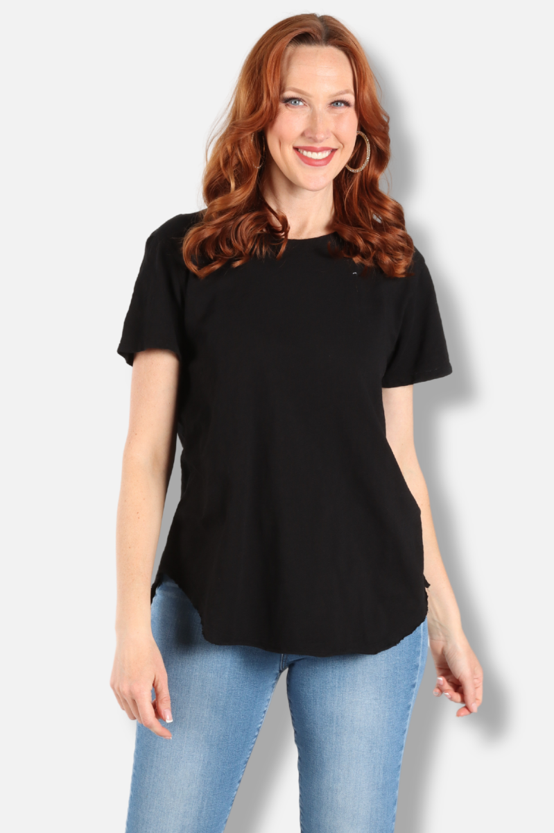 Short Sleeve Crew Tee - Black