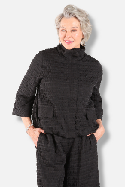 Bubble Jacket - Black Pebble