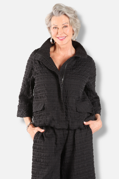 Bubble Jacket - Black Pebble