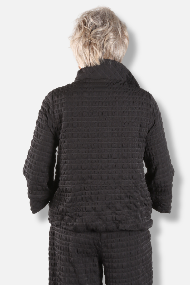 Bubble Jacket - Black Pebble