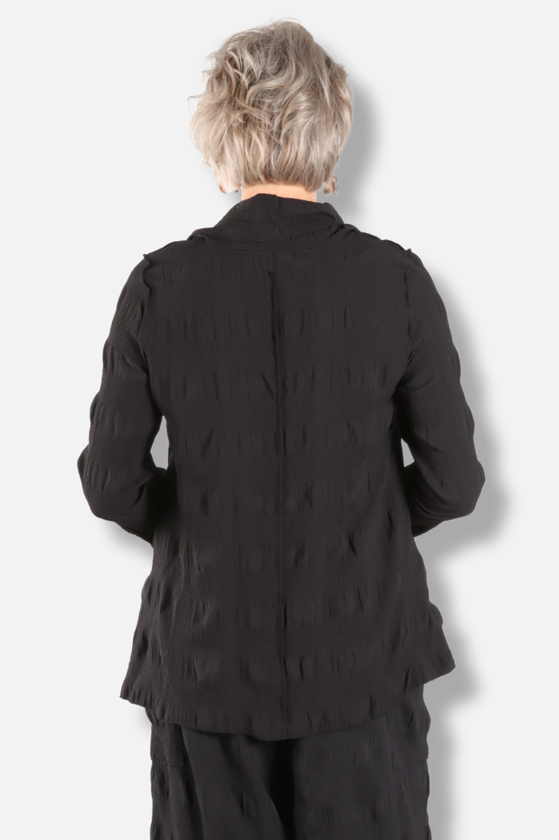 Cowl Neck Top - Black