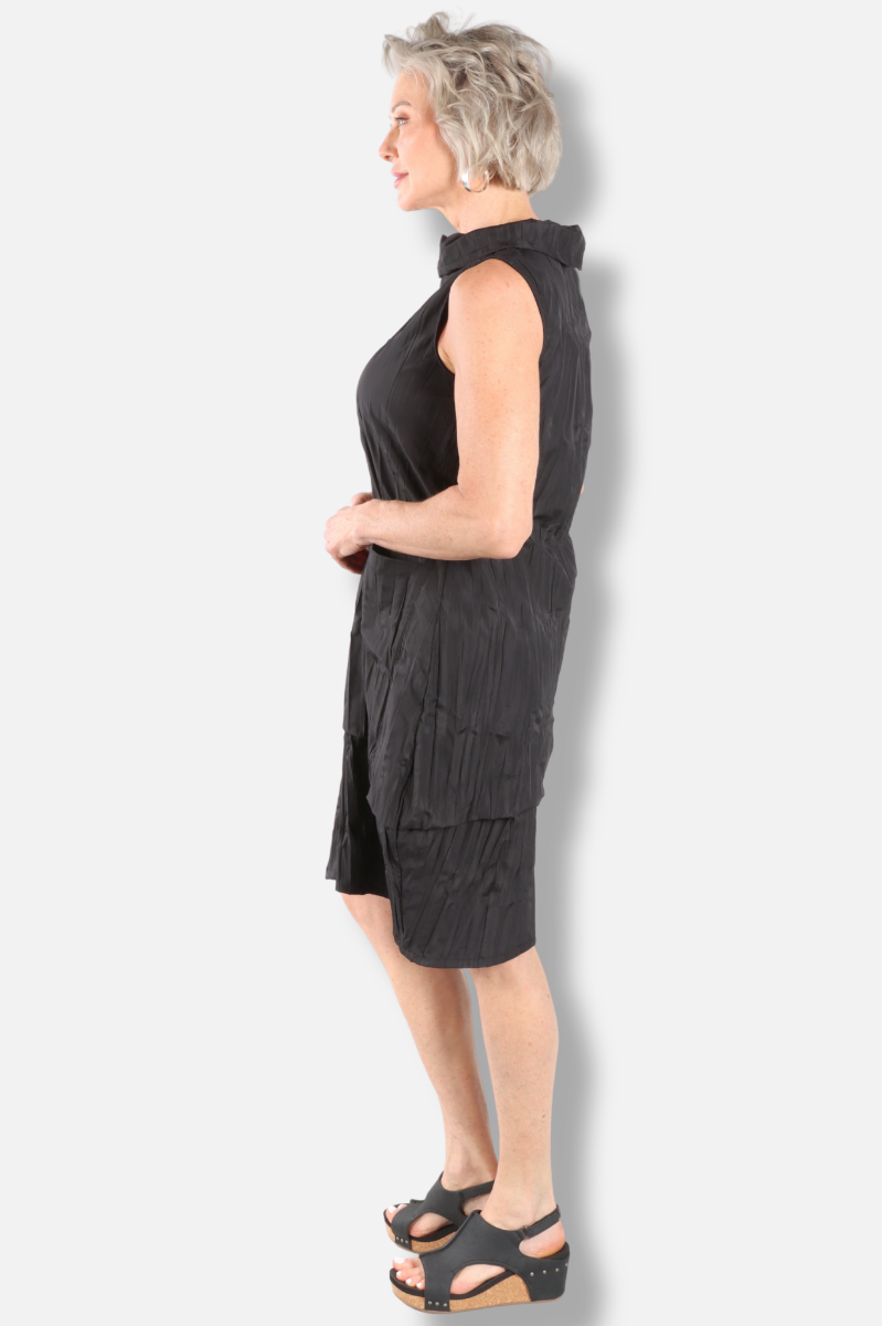 Cowl Dress - Black