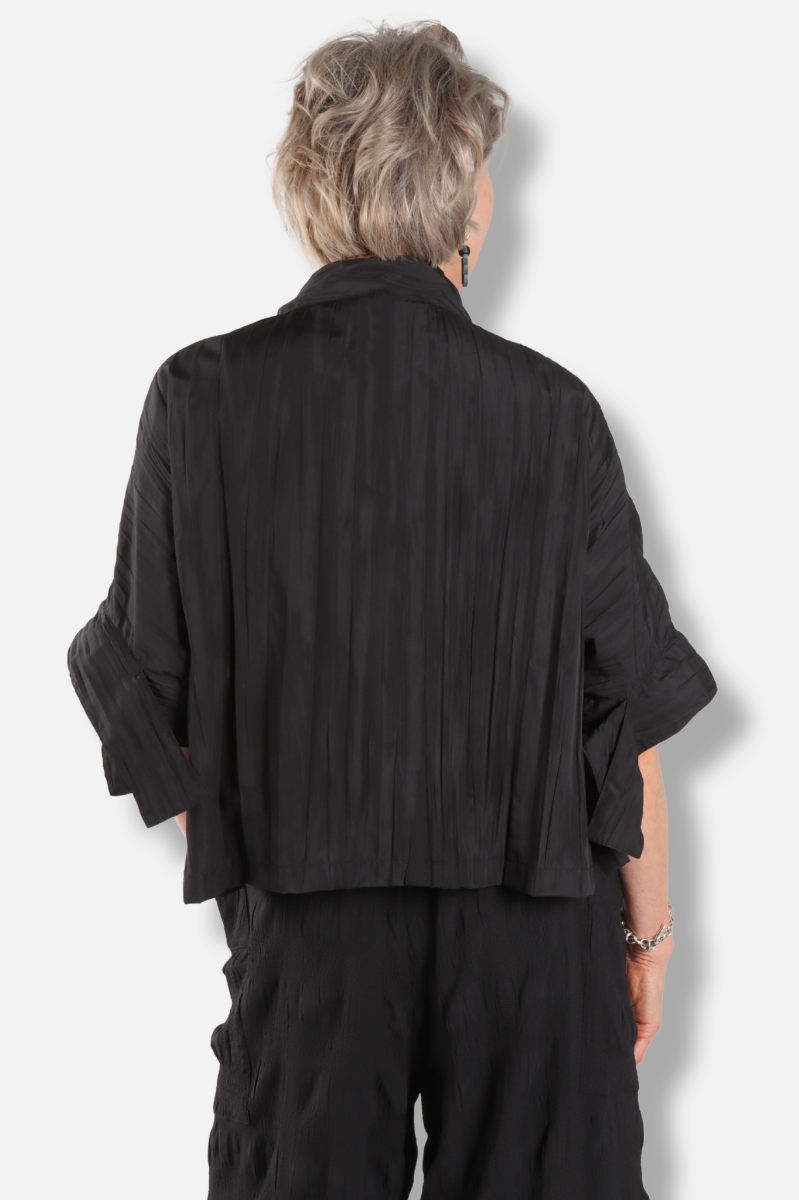 Tie Detail Top - Black