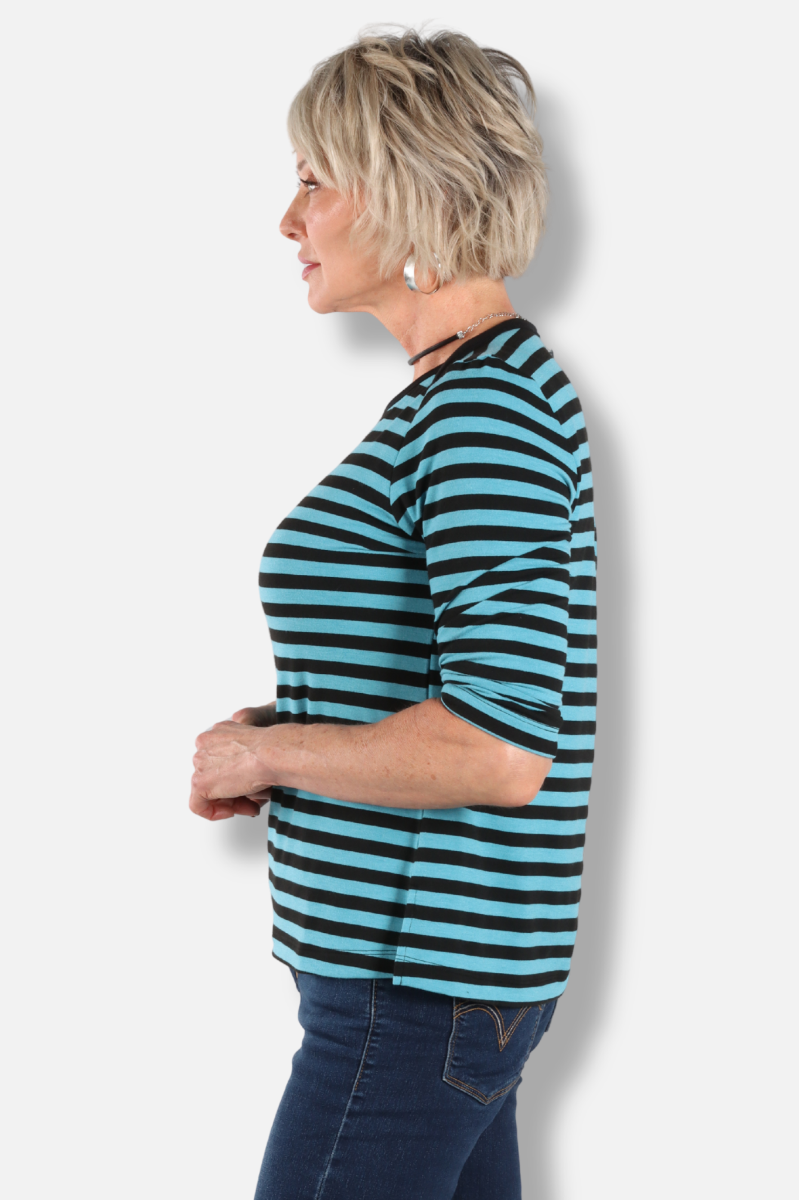 Striped Tee - Blue