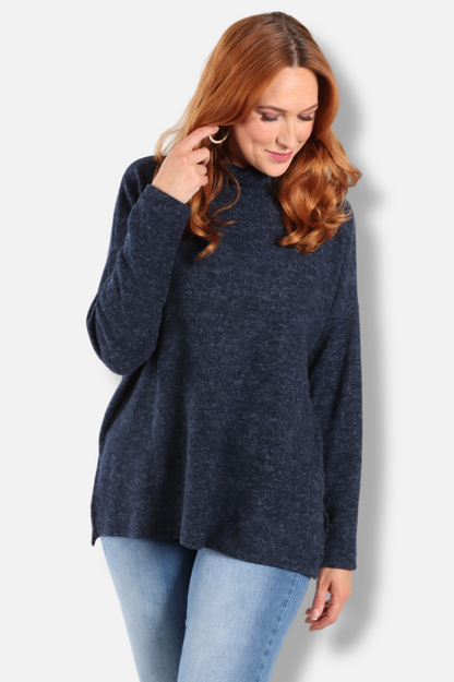 Long Sleeve Turtle - Navy