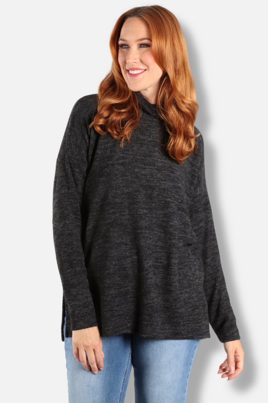 Long Sleeve Turtle - Black