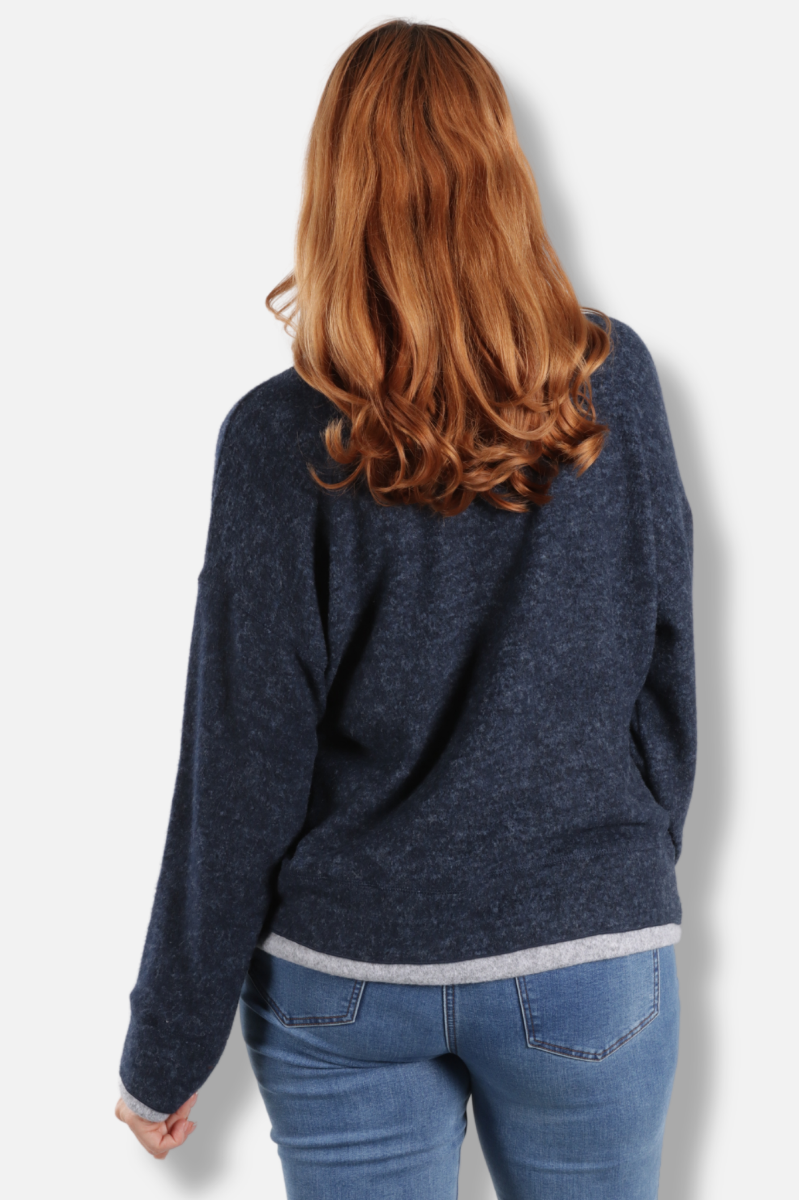 Long Sleeve Crew - Navy