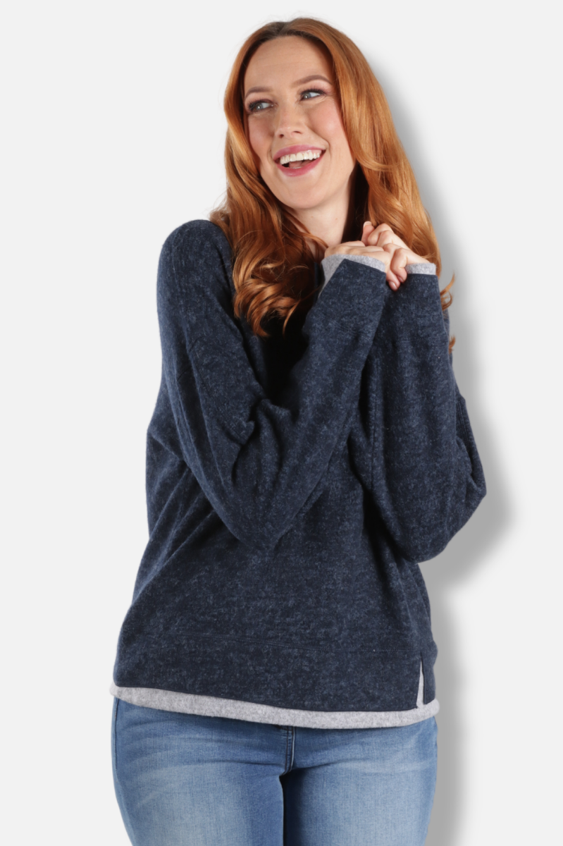 Long Sleeve Crew - Navy