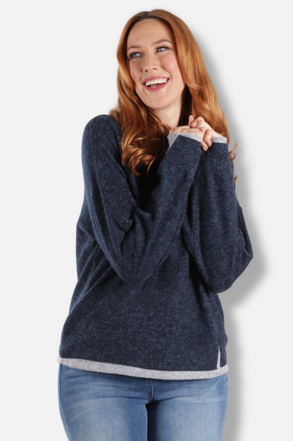 Long Sleeve Crew - Navy