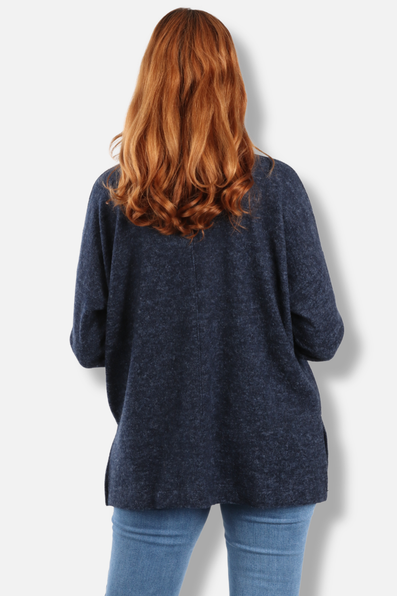 Long Sleeve Turtle - Navy