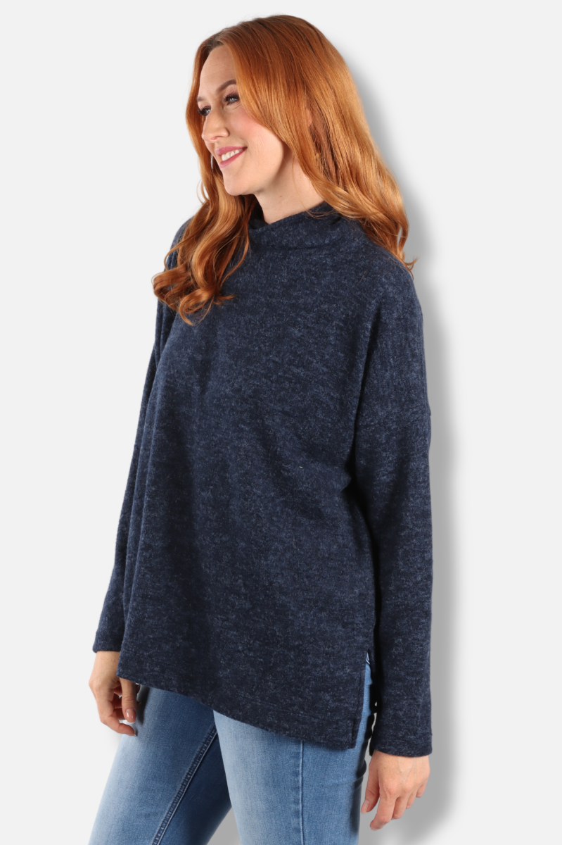 Long Sleeve Turtle - Navy