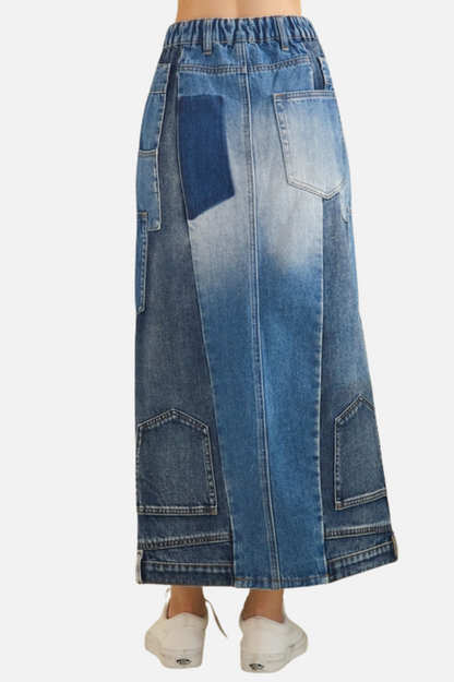 Upcycled Skirt - Denim