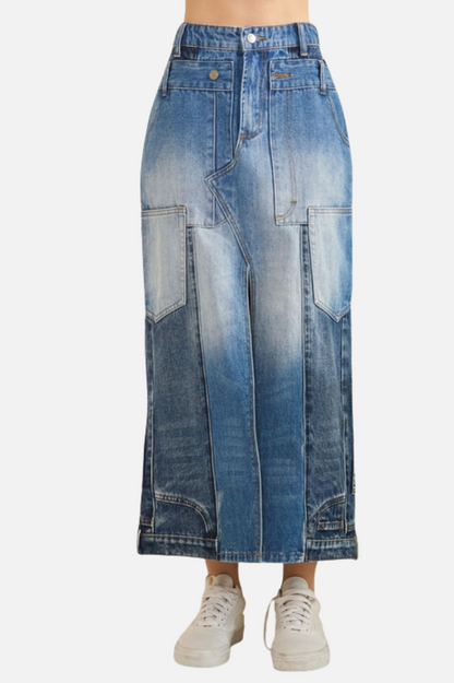 Upcycled Skirt - Denim