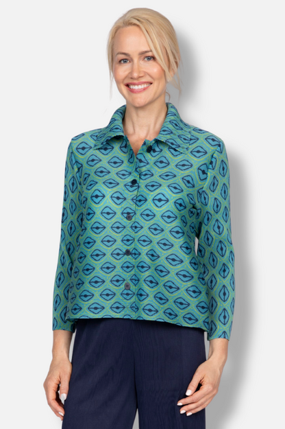 Night Out Jacket - Peacock 