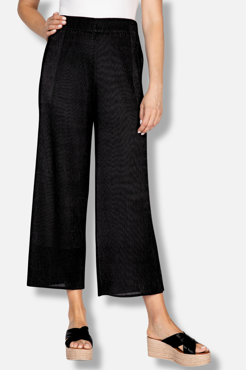 Occasion Pant - Black Parisian Pleats