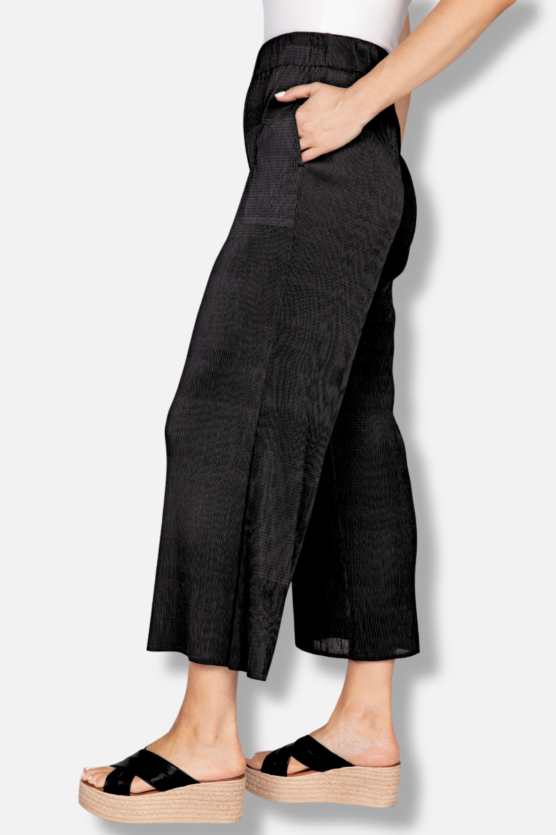 Occasion Pant - Black Parisian Pleats