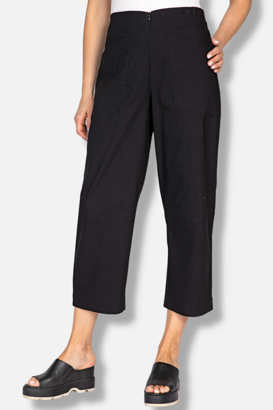 Hampton Crop Pant - Black