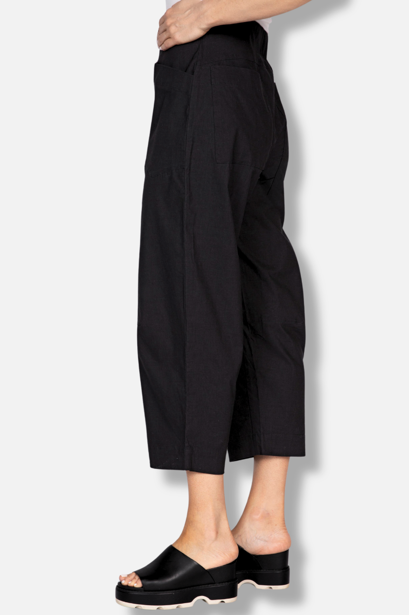 Hampton Crop Pant - Black