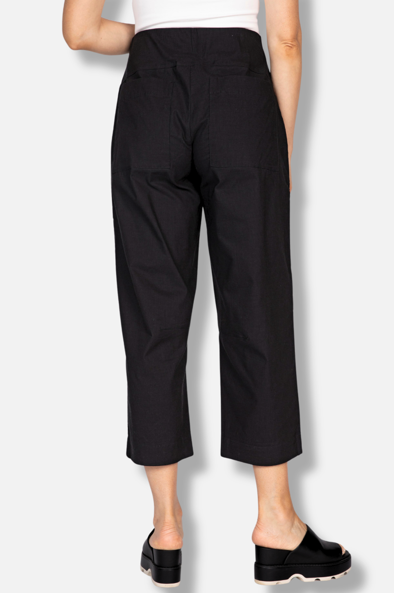Hampton Crop Pant - Black
