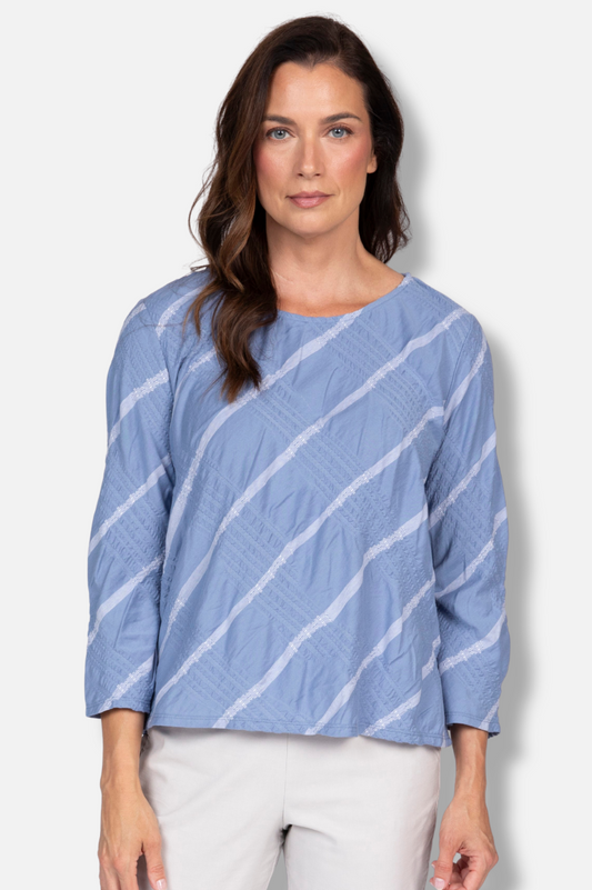 Bias Cut Pullover - Pool
