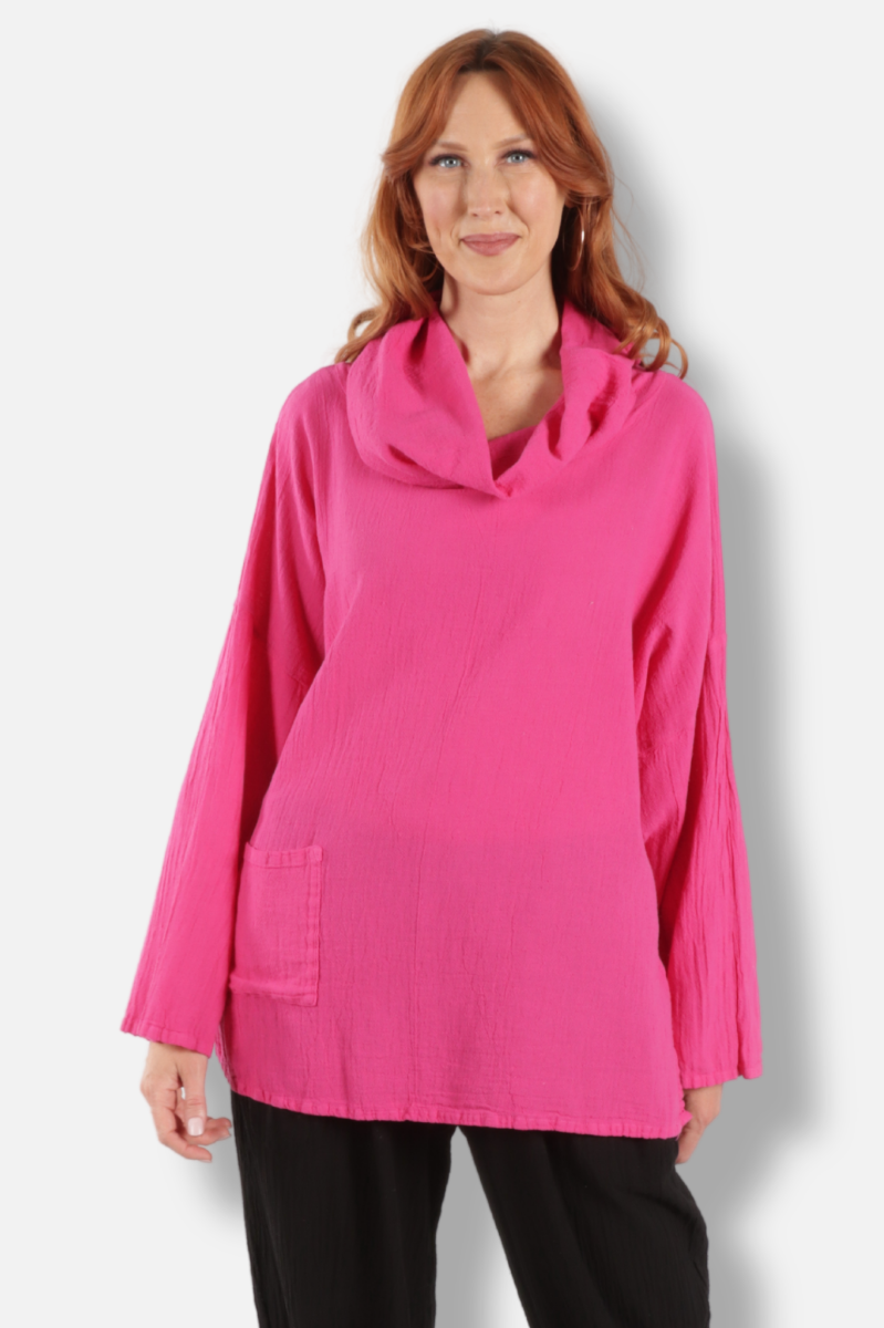 Tortus Top - Fuchsia