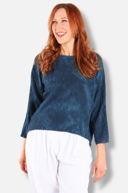 Abby Top - Washed Sapphire