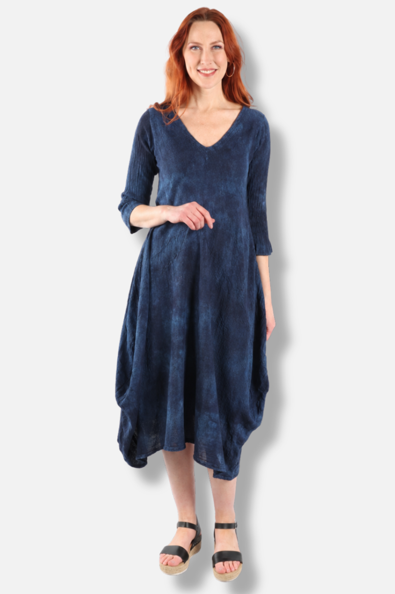 Bella Dress - Washed Sapphire 