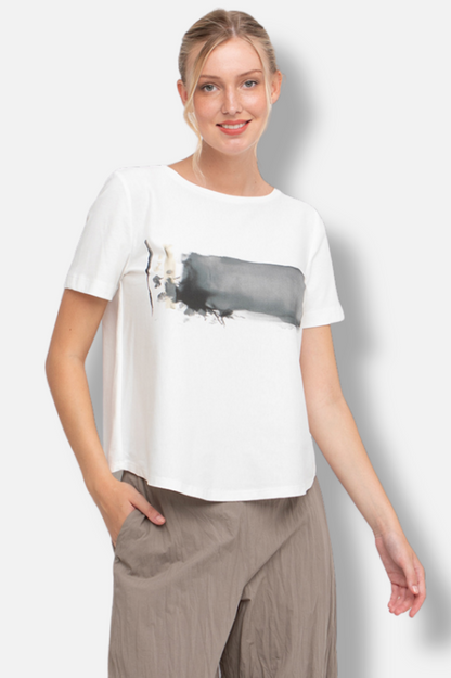 Calm Canvas Tee - Charcoal 